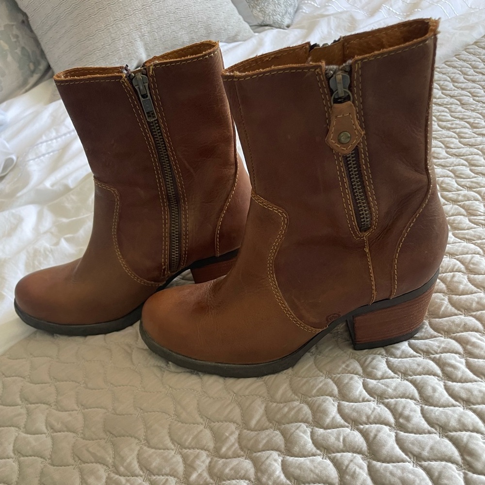 Born Brown Ankle Boots